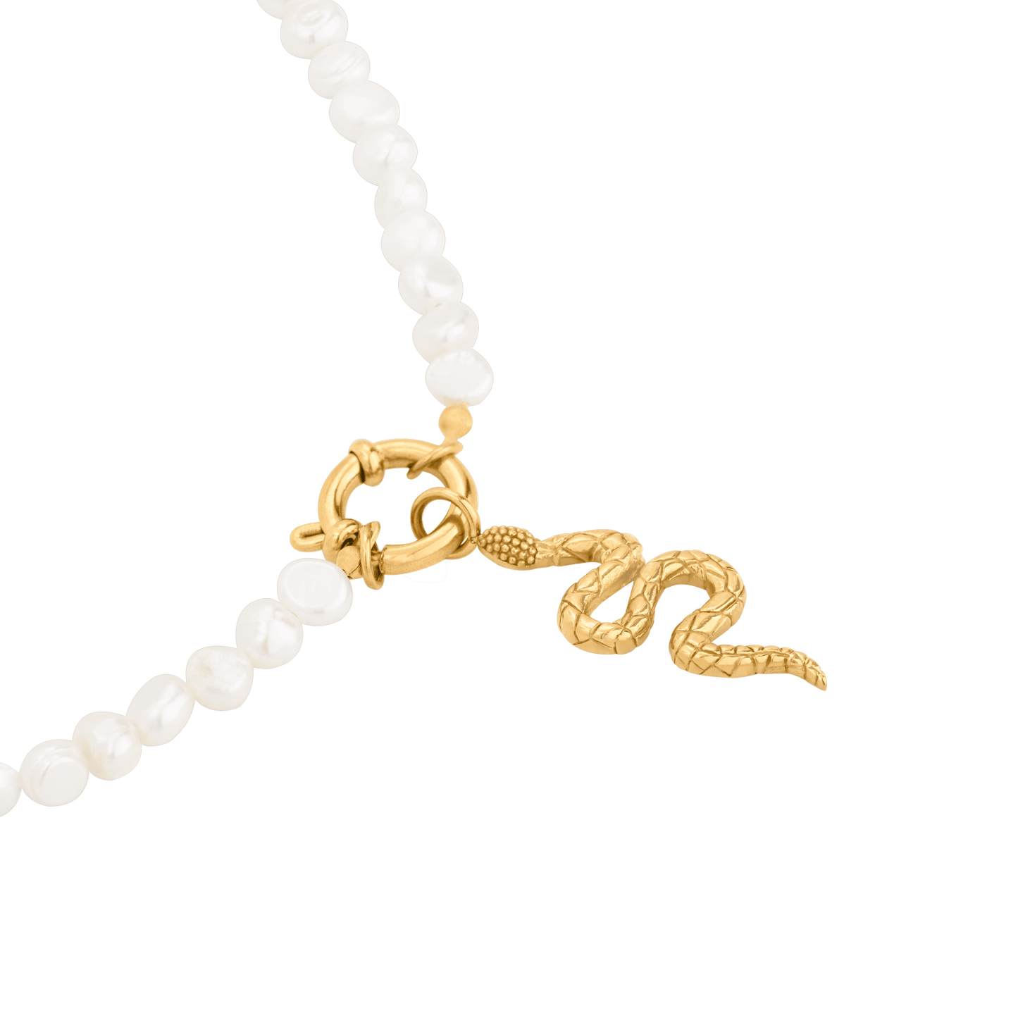Lola Power Pearl Necklace Set Gold