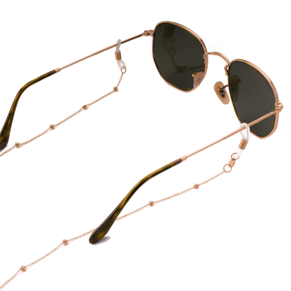 Playa Sunglasses Chain Rose Gold