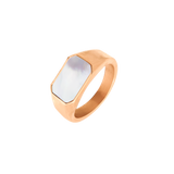 Mother of Pearls Ring Rose Gold