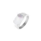 Mother of Pearls Ring Silver