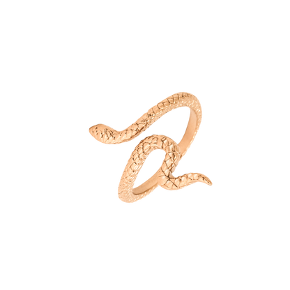 Lola Selflove Snake Ring Rose Gold