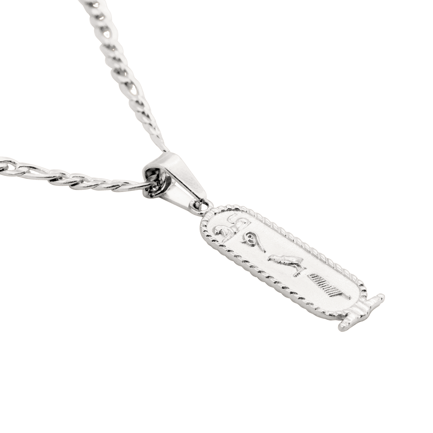 Hieroglyph Necklace Silver
