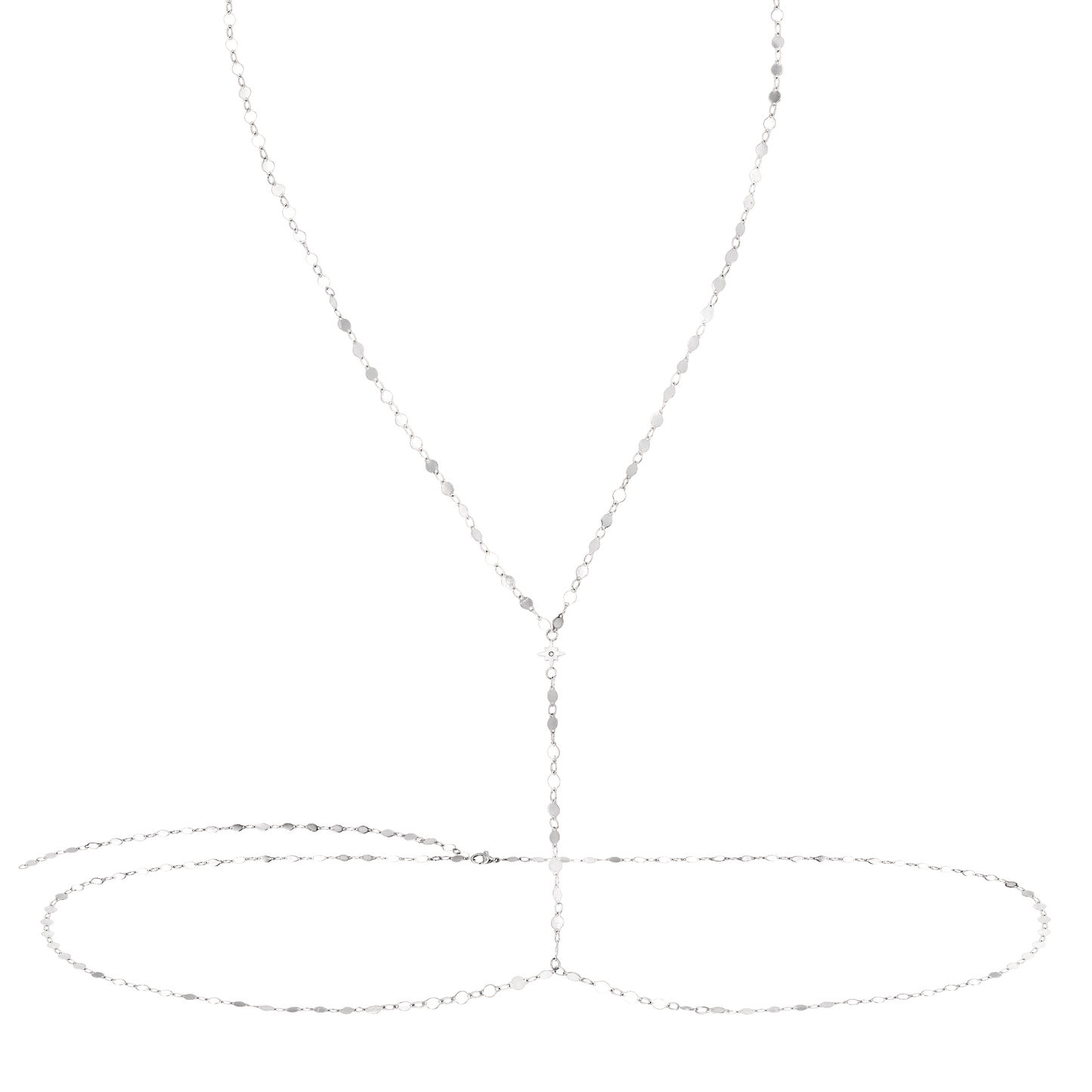 Stunning Jule Body Chain Silver